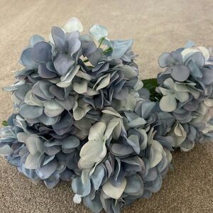 Elegant Blue Hydrangea Artificial Flowers